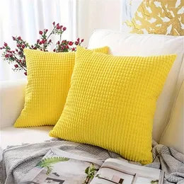 وسادة الاسكندنافية الإضافية ins corduroy cornel kernel cover bed sped sofa sofa simpl