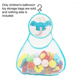 Aufbewahrungstaschen Badespielzeugnetz -Tasche sichtbare hängende faltbare Organisation langlebige Kinder Badewanne