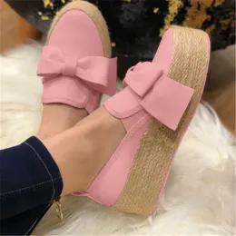 Pantofole in cambio in cambio espadrilles scarpe pianeggiante donna slipon moca