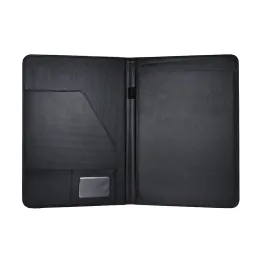 Padfolio a4 pu folder torba skórzana wielofunkcyjna Portfolio Padfolio Folder Dokument Organizator obudowy z uchwytem kartami wizytówki