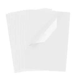 Waterslide Secal Transfer Paper Laser Clear White Pratparent A4a5 Size for DIY Water Slixidecals Hights Crafts Cera