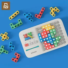 Kontrol YouPin Giiker Süper Blok Akıllı Jigsaw Game 1000+ Seviyeli Zorluklar Beyin Teaser Bulmacalar Handheld Game Toys Çocuk Hediyeleri
