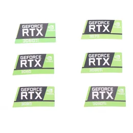 高品質1PCS RTX 3090TI 3080TI 3070 3060デスクトップステッカーラップトップグラフィックカードラベルラップトップデスクトップラベル1.8-4.6m