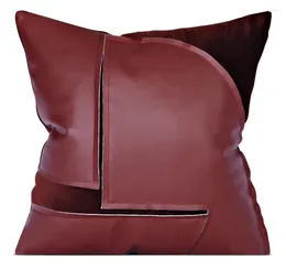 Pillow Fashion Brief Claret Geometric Decorative Throw Pillow/almofadas Case 45 European Modern Design Cover Home Decorating