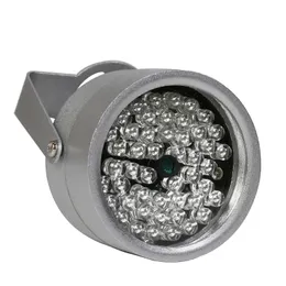 ESCAM CCTV LEDS 48IR Illuminator Light for Infrared Night Vision Metal Waterproof Surveillance Camera with Long Range Coverage and