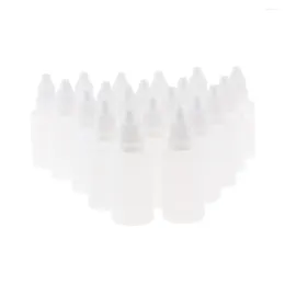 Bottiglie di stoccaggio 20pcs da 30 ml di fials di pressione del liquido vuote in plastica da 30 ml