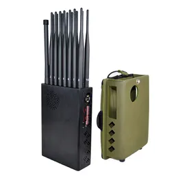 Aligator JAM-M16 Pro 16 Pasme Telefon komórkowy Blokowanie GSM5G/4G/3G+WiFi2.4g/5.8g+GPSL1-L5+UHF/VHF Walkie-Talkie+Lojack+RC433/315/868