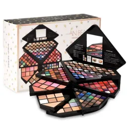 Mirrors 153 Color Long Lasting Waterproof Shimmer Makeup Kit Glitter Matte Eyeshadow Eyebrow Blush Palette Travel Profession Makeup Set