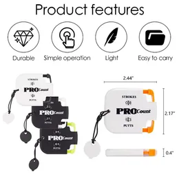 Mini Golf Score Counter Two Cifere Segnale Punta Punta Punta Contatore Golf Strike Indicatore AIDS FORNITÀ DI ALLEGAMENTO Accessorio Golf Accessorio