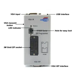 RT809F ISS Programcı RT809 Seri ISP LCD USB Programcı Onarım Araçları VGA LCD ISP Universal Programcı