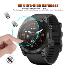 2PCS 2.5D 9H Tempered Glass For Garmin Epix Pro 42mm 47mm 51mm Smartwatch Screen Protector Film HD Clear Protective Cover Glass