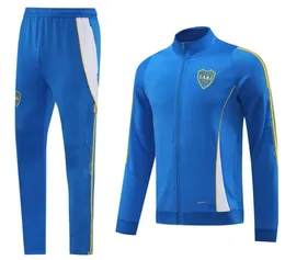24 25 Boca Juniors для взрослых спортивных костюмов Long Mens Mens Soccer Jacket Set футбольный костюм с длинным рукавом Maradona Tevez de Rossi