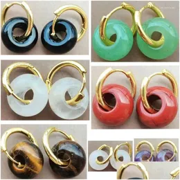 Dangle Chandelier Earrings Crystal Tiger Eye Jaspe Aventurine Carnelian Women Men Earring Pwb1218 Drop Delivery Jewelry Dhcb1