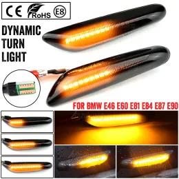 BMW E60 E61 E90 E91 E91 E92 E93 E81 E82 E88 E46 X3 X1 LED Dyn​​amic Turn Signal Blinker Side Side Marker Mirror Indicator Light