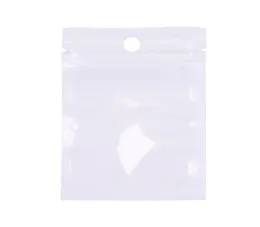 Acessórios para celular de 1000pcslot Cell Packing Bag Clearwhite Zipper Pacote de varejo Bolsa para Cabo Cabo de Dados Carregador2431622