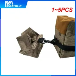 Bolsas 1 ~ 5pcs caçando bolsa de tiro de tiro tática armas de caça de caça a rifle descanso traseiro traseiro alvo de suporte rifle de suporte driver de suporte