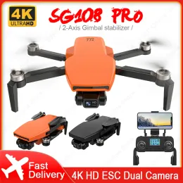 シューズZll SG108 Pro GPS DRONE 4K PROFESIONAL 2AXIS GIMBAL 5G WIFI FPV DRONES ESCデュアルカメラRC QuadroCopter vs L900 Pro Se