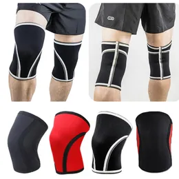 Squat 7mm Knee Sleeves Pad Pad Support Men Women Gym Sports Procession Neoprene Knee Protector for CrossFit Teightting 240323