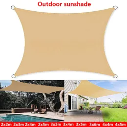 Schroniska 420D Wodoodporne słoneczne żagiel Słoneczny Słoneczny Słońce ogrodowy pokład baldachim z baldachim
