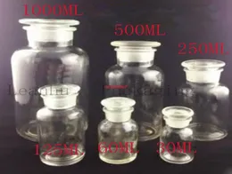 Frasco de reagente de vidro transparente Recipiente de álcool vazio Embalagem de cosméticos Garrafas de boticário alta qualidade3856847