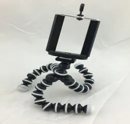 10 pezzi Mini dimensioni Mini Tripode flessibile Trippiede Stiplatura da supporto per il cellulare con montaggio a clip per iPhone Samsung7287913
