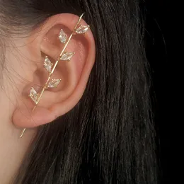 Piercing Ohrringe Arterie 2023 Neue Koreanische ins Einfache Diamant Kalten Stil Ohr Clip Ohr Hängen frauen Ohrringe