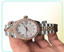 19 Color Lady Watch Prezydent Diamond Bezel Shell Twarz kobiet zegarki ze stali nierdzewnej Najniższe kobiety automatyczne mechaniczne nadgarstek GIF4778777