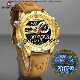 NaviForce Owatch da polso NaviForce Brand Luxury Orologi originali per uomo Casual Sports Chronograph Alarm Alart Quarz Orologio Waterproof Orologio 9208 230815