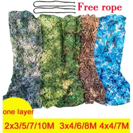 Shelters Camouflage Net Camouflaged Hunting Net Camo Netting Party Decoration Sun Shade Mesh Garden Tents Car Awning Camping Sun Shelter