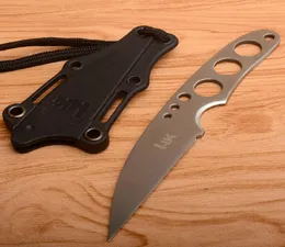 Mini Tactical Cold Stee HK10 Neck Knife Fixed Blade with Kydex sheath Outdoor Camping Knives Survival Selfdefense Portable faca P4373779