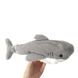 1ps Case Plush Shark Pencil Case Student Stationery Supplies Kawaii Doll Back to School Borse da stoccaggio Penna borse di cartoleria