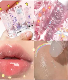 Luxury Lip Oil Design labbra Balm Ballicolo Grimer trasparente Parlescent Bhite Base Idrating 4 ml Rolling a sfera 8737045