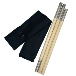 Arts White Wax Pole Folding Martial Arts Stick Splicing Shaolin StickCombination Stick Three Section Combinatio