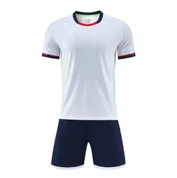 Hochwertiger Großhandel Blank Custom Sublimation Sport Football Shirt Set Sportfußball -Jersey -Team Green Orange