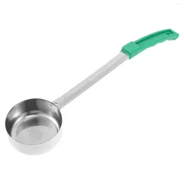 Cucchiaio cucchiaio porzione pratica mestolo lungo cucchiaio di pomodoro robusto di controllo in acciaio inossidabile resistente che serve plastica