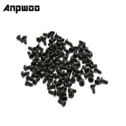 Yeni 2024 ANPWOO 100 PCS M2X4mm 8mm Çelik Kafa Vidaları Cıvatalar Somun Alçak