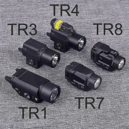 포인터 TR8 TR7 TR4 TR1 LED 권총 건 조명 RED DOT LASER POINTER SIVEN GLOCK 17 19 CZ75 1911 20mm 레일 사냥 Lanterna Torch