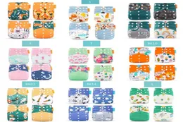 HappyFlute OS Pocket Diaper 8PCS DIAPE8PCSマイクロファイバーインサート洗える再利用可能な赤ちゃんおむつ調整可能なベビーナッピーカバー2417 Q23174176