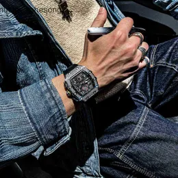 MENS SWISS Luxury Watches Richadmills Orologi movimenti automatici Wormhole Concept Top Ten Brands Mill Watch Designer Waterproof Orowtchs Full inossidabile Stee