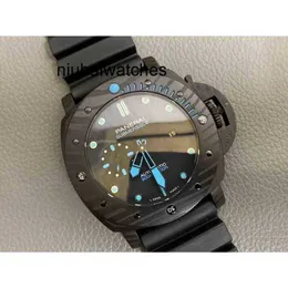 Movimento mecânico Luxury Watch Swiss Automatic Sapphire Mirror 47mm 13mm Importado Rubber Band Brand Designers VPF6