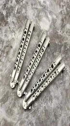 BALIPLUS BALISONG BM42 BM43 BM47 VG10 6 buche di titanio Falliale di addestratore di allenamento non collecatore di arti marziali taglienti K3047096