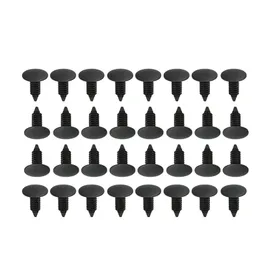 190-Piece Car Panel Clip Assortment - 6 Sizes Push Pin Rivets Trim Fasteners