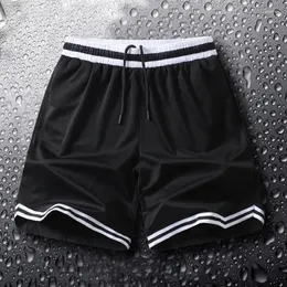 Mäns shorts American Summer Sports Training Pants Snabbtorkning Fitness Casual Breattable Loose Basketball Mesh Capris