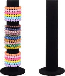 Stilvoller Schmuckständer für Armbänder und Uhren mit einem vertikalen Turm und T-Bar-Rackhalter für den Closet Organizer
