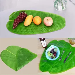 Flores decorativas 1 folha de folha Artificial Folhas frescas resistentes a meteorologia DIY Beautiful Faux Banana Household Supplies