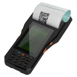 Notebooks Android 6.0 OS Mobile 4G PDA Android Data Terminal مع طابعة حرارية 80 مم ، 1D/2D SCANNER SCANNER وقارئ RFID