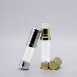 Bottiglie di stoccaggio 30pcs 5 ml 10 ml 15 ml Oro vuoto Pompa spray d'aria a spruzzo d'aria da viaggio Mini Contenitore Dispenser Bottiglia