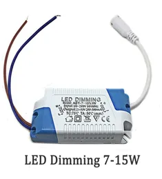 LED Driver 715W Input Voltage AC85265V Output 2153VDimming Transformers Power Supply for Panel light Downlight Plastic Big Powe7283525