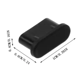 5 Teile USB-Ladeanschluss-Protektor-C-Staubstopfen für Telefonzubehör