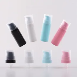 Garrafas de armazenamento 20/50/ 100pcs 5ml 10ml 15ml Bomba sem ar vazio Mini recipientes cosméticos de vácuo de loção compõem a garrafa de emulsão de viagem